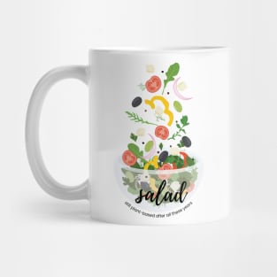 Salad is plant-based Mug